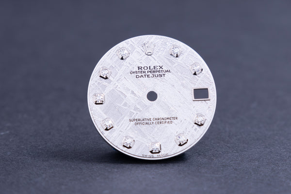 Load image into Gallery viewer, Rolex Midsize Meteorite Diamond Dial for model 78246 FCD20104
