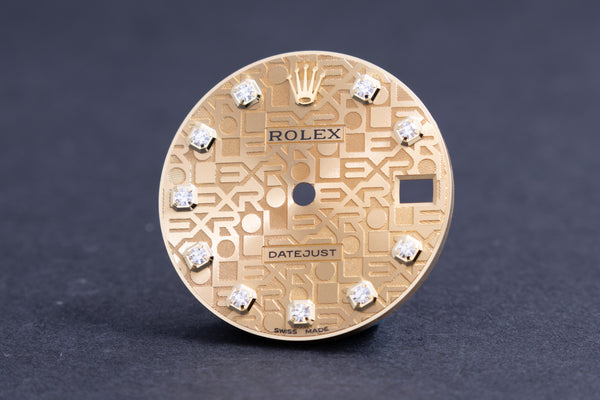 Load image into Gallery viewer, Rolex Midsize Champagne Jubilee Diamond Dial for model 178278 178273 FCD20238
