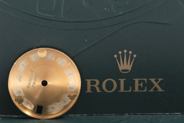 Load image into Gallery viewer, Rolex Midsize Black Lumi Stick Marker Dial for model 178240 - 178274 FCD14151
