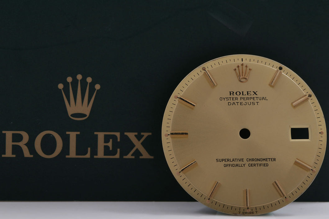 Rolex Mens Datejust Champagne Stick Dial for 1601 - 1603 FCD14860