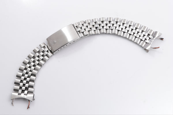 Load image into Gallery viewer, Rolex Stainless Steel 20mm 6251H folded Jubilee Bracelet 55 Endpieces FCD15689
