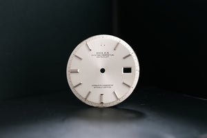 Rolex Datejust Silver Stick door stop marker Dial  for 1601 - 1603 FCD15899