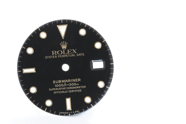 Load image into Gallery viewer, Rolex Submariner Black Tritium Dial for model 16803 - 16613 FCD16634
