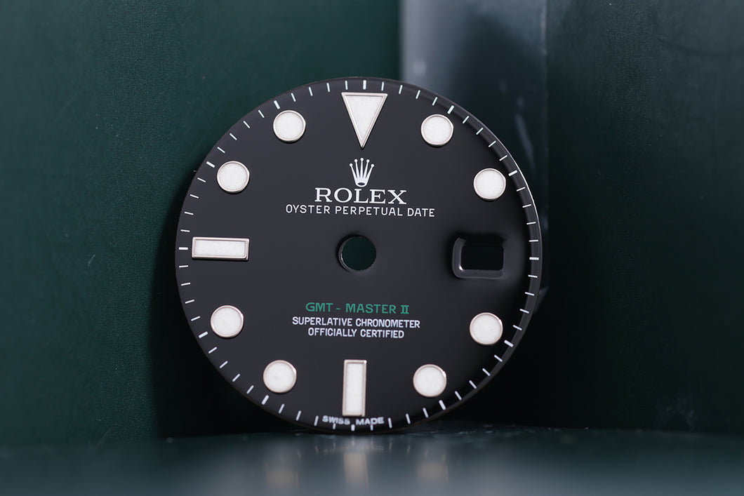 Rolex GMT Master II Dial  Chromalite ( Glows Blue ) for model 116710 FCD16938