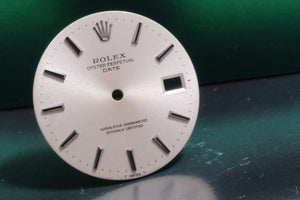 Rolex Date Silver stick dial some spotting  w/ hands for model 1500 - 1501 FCD17568