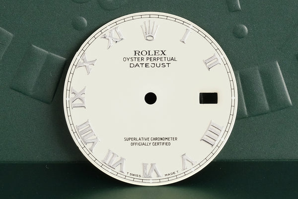 Load image into Gallery viewer, Rolex Datejust Cream Roman Dial for Model 16014 - 16234 FCD19309
