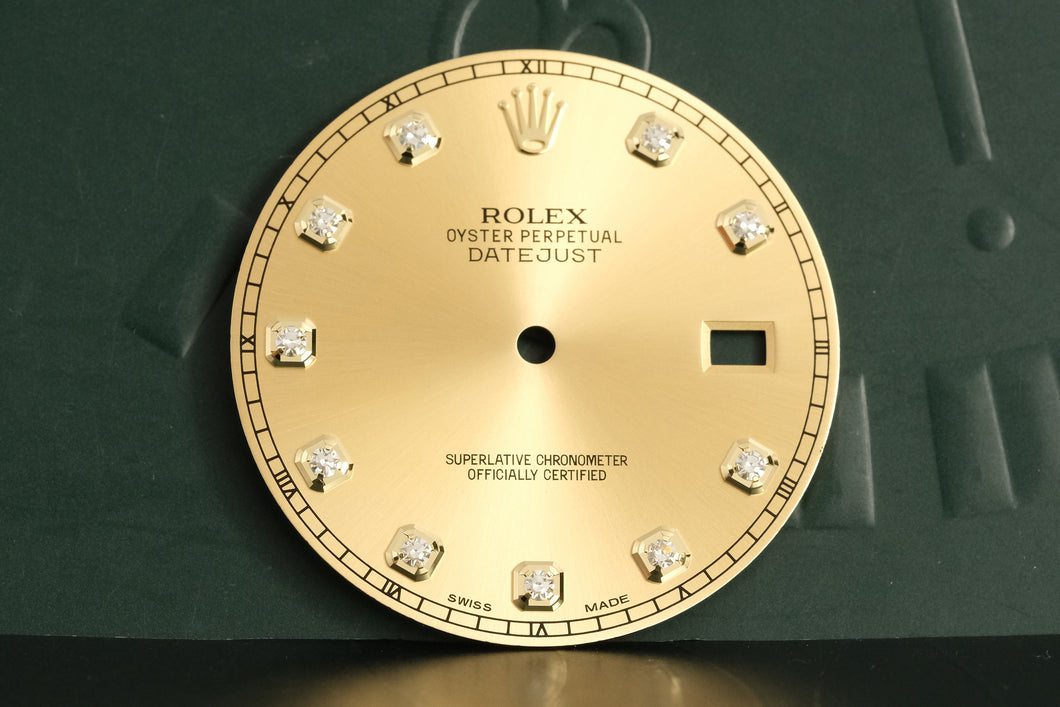 Rolex Datejust II Champagne Diamond Dial for model 116333 FCD19864