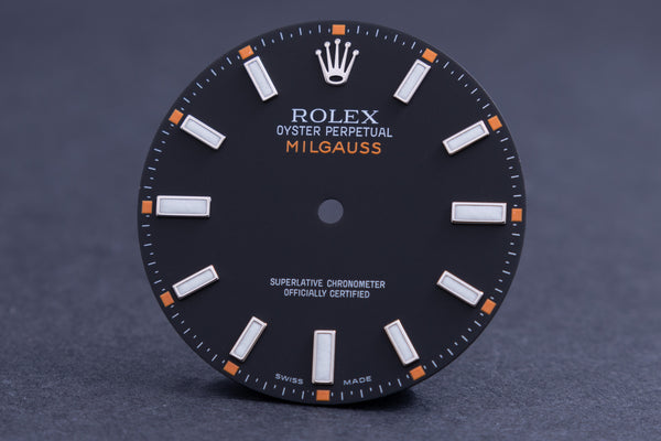 Load image into Gallery viewer, Rolex Black Milgauss Dial for Model 116400 FCD20062
