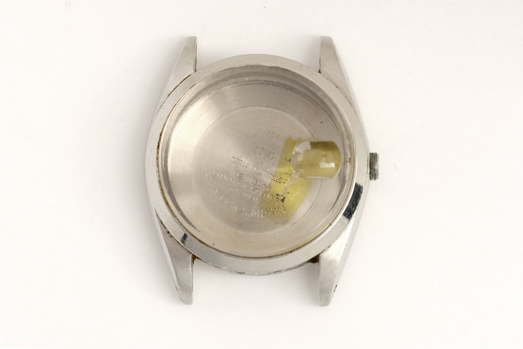 Rolex 1500 Date Case with caseback and smooth Bezel circa 1963 FCD20294