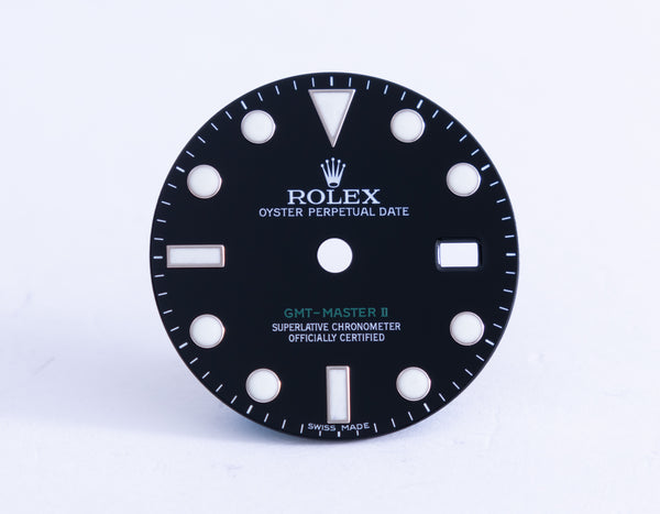 Load image into Gallery viewer, Rolex GMT Master II Luminova Dial for model 116710LN FCD20777
