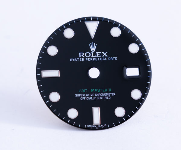 Load image into Gallery viewer, Rolex GMT Master II Luminova Dial for model 116710LN FCD20779
