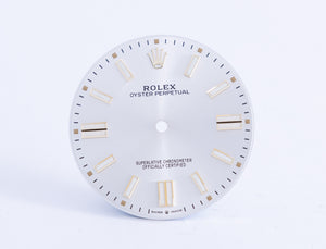 Rolex Silver Oyster Perpetual Dial for model 124300 FCD20950