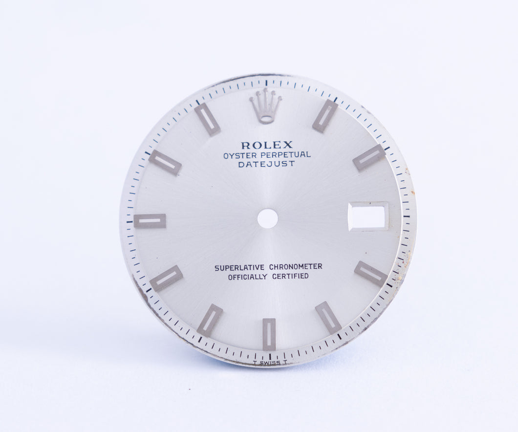 Rolex Datejust Silver Wide Boy Marker dial for model 1601 FCD21040