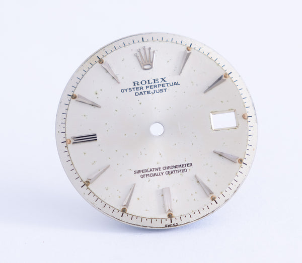 Load image into Gallery viewer, Rolex Datejust Silver claw Marker dial for model 1601 FCD21055
