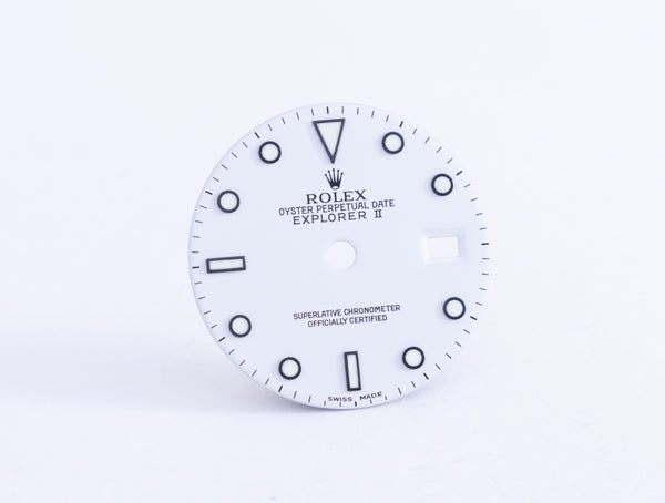 Load image into Gallery viewer, Rolex Explorer II White Swiss Made Dial for 16570 - 16550 FCD21290
