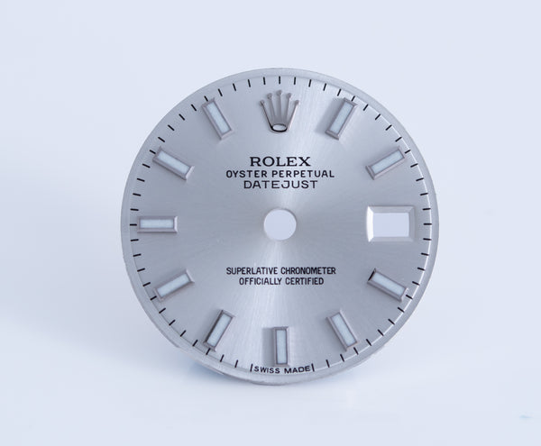 Load image into Gallery viewer, Rolex Ladies Silver Index Dial for model 179174 - 179160 FCD21493
