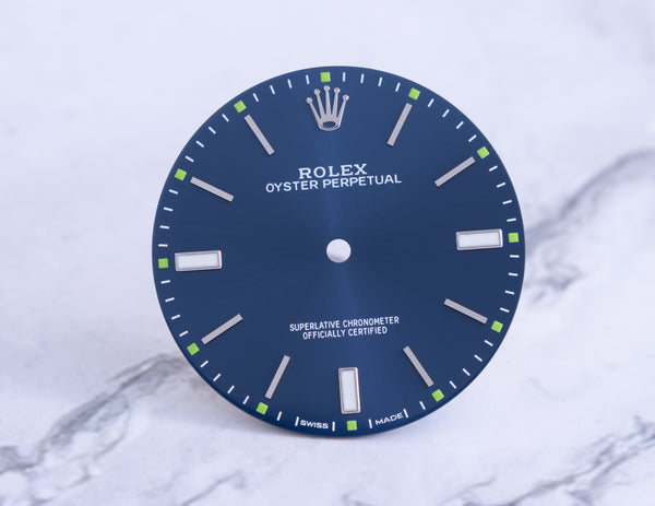 Load image into Gallery viewer, Rolex Oyster Perpetual 39 mm Blue Dial for model 114300 FCD21684
