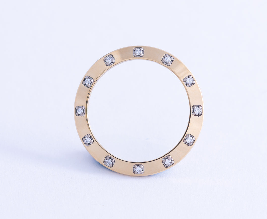 Roles Ladies 29mm Pearlmaster Factory 12 Diamond Bezel for 80318 FCD21866